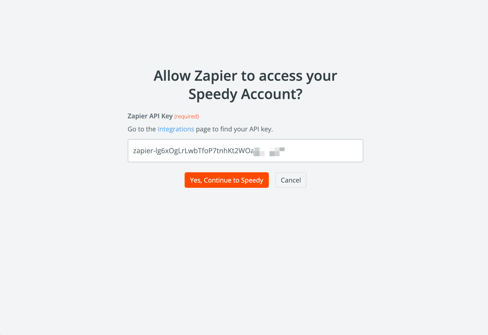 Zapier Integration